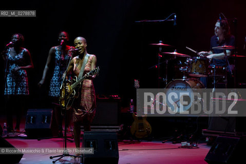 Rome, Auditorium Music Park Jul 14 2013.Malian singer, songwriter and guitarist Rokia Traoré in concert: Beautiful Africa. ©Riccardo Musacchio & Flavio Ianniello/Rosebud2