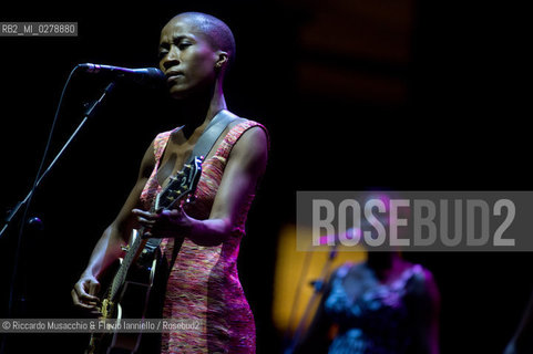 Rome, Auditorium Music Park Jul 14 2013.Malian singer, songwriter and guitarist Rokia Traoré in concert: Beautiful Africa. ©Riccardo Musacchio & Flavio Ianniello/Rosebud2