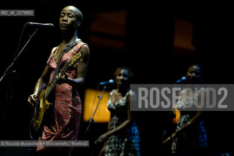 Rome, Auditorium Music Park Jul 14 2013.Malian singer, songwriter and guitarist Rokia Traoré in concert: Beautiful Africa. ©Riccardo Musacchio & Flavio Ianniello/Rosebud2