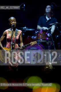 Rome, Auditorium Music Park Jul 14 2013.Malian singer, songwriter and guitarist Rokia Traoré in concert: Beautiful Africa. ©Riccardo Musacchio & Flavio Ianniello/Rosebud2