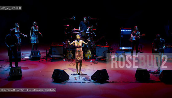 Rome, Auditorium Music Park Jul 14 2013.Malian singer, songwriter and guitarist Rokia Traoré in concert: Beautiful Africa. ©Riccardo Musacchio & Flavio Ianniello/Rosebud2