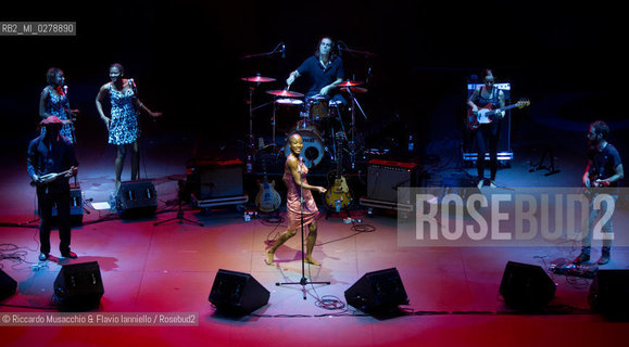 Rome, Auditorium Music Park Jul 14 2013.Malian singer, songwriter and guitarist Rokia Traoré in concert: Beautiful Africa. ©Riccardo Musacchio & Flavio Ianniello/Rosebud2