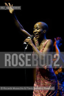 Rome, Auditorium Music Park Jul 14 2013.Malian singer, songwriter and guitarist Rokia Traoré in concert: Beautiful Africa. ©Riccardo Musacchio & Flavio Ianniello/Rosebud2