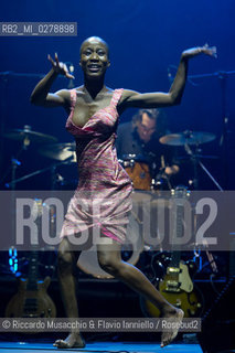 Rome, Auditorium Music Park Jul 14 2013.Malian singer, songwriter and guitarist Rokia Traoré in concert: Beautiful Africa. ©Riccardo Musacchio & Flavio Ianniello/Rosebud2