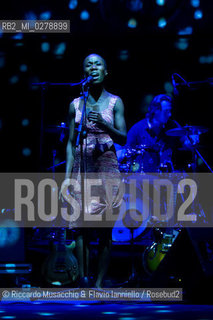 Rome, Auditorium Music Park Jul 14 2013.Malian singer, songwriter and guitarist Rokia Traoré in concert: Beautiful Africa. ©Riccardo Musacchio & Flavio Ianniello/Rosebud2
