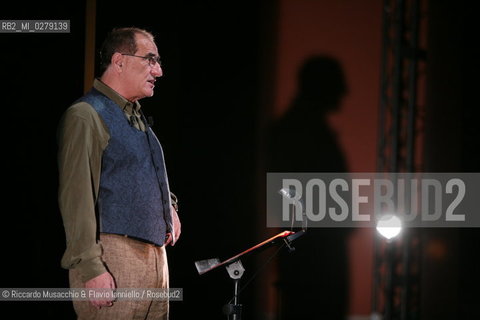 Roma, Auditorium Parco della Musica 04 10 2007.Vincenzo Cerami legge Le Mille e una Notte .musiche di Aidan Zammit eseguite dallÕautore.. ©Riccardo Musacchio & Flavio Ianniello/Rosebud2