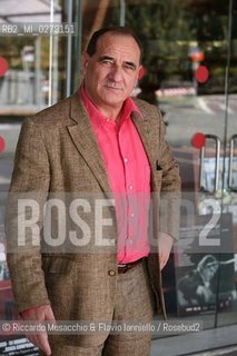 Roma, Auditorium Parco della Musica 01 10 2007.Conferenza stampa di presentazione della lettura de. Le Mille e una Notte di Vincenzo Cerami..Nella foto: ritratto di Vincenzo Cerami.. ©Riccardo Musacchio & Flavio Ianniello/Rosebud2