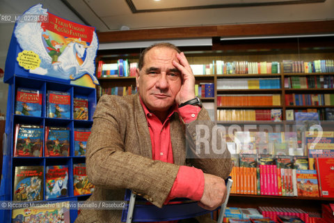 Rome, Oct 04 2007 Auditorium Parco della Musica.Portrait of Italian writer and poet Vincenzo Cerami. ©Riccardo Musacchio & Flavio Ianniello/Rosebud2