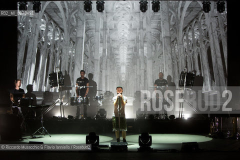 Rome, Auditorium Music Park  Jul 25 2013.Woodkid in concert.Yoann Lemoine (born 16 March 1983) is a French music video director, graphic designer and singer-songwriter. ©Riccardo Musacchio & Flavio Ianniello/Rosebud2