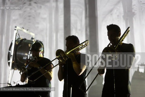 Rome, Auditorium Music Park  Jul 25 2013.Woodkid in concert.Yoann Lemoine (born 16 March 1983) is a French music video director, graphic designer and singer-songwriter. ©Riccardo Musacchio & Flavio Ianniello/Rosebud2