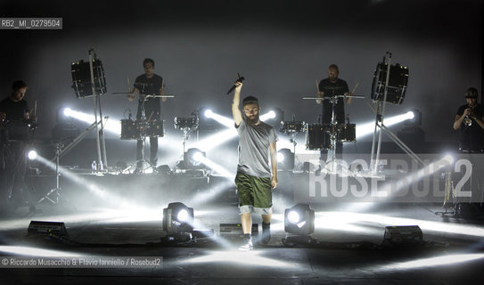 Rome, Auditorium Music Park  Jul 25 2013.Woodkid in concert.Yoann Lemoine (born 16 March 1983) is a French music video director, graphic designer and singer-songwriter. ©Riccardo Musacchio & Flavio Ianniello/Rosebud2