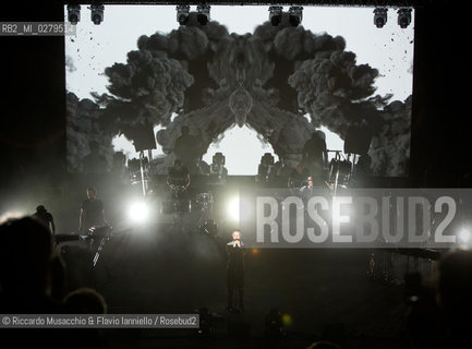 Rome, Auditorium Music Park  Jul 25 2013.Woodkid in concert.Yoann Lemoine (born 16 March 1983) is a French music video director, graphic designer and singer-songwriter. ©Riccardo Musacchio & Flavio Ianniello/Rosebud2