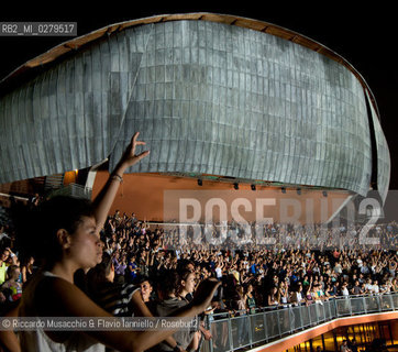 Rome, Auditorium Music Park  Jul 25 2013.Woodkid in concert.Yoann Lemoine (born 16 March 1983) is a French music video director, graphic designer and singer-songwriter. ©Riccardo Musacchio & Flavio Ianniello/Rosebud2