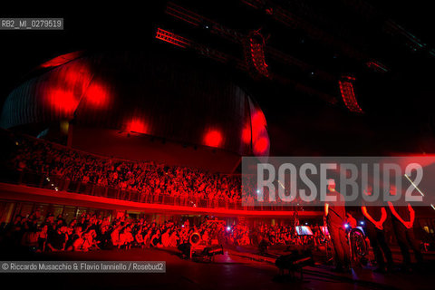 Rome, Auditorium Music Park  Jul 25 2013.Woodkid in concert.Yoann Lemoine (born 16 March 1983) is a French music video director, graphic designer and singer-songwriter. ©Riccardo Musacchio & Flavio Ianniello/Rosebud2