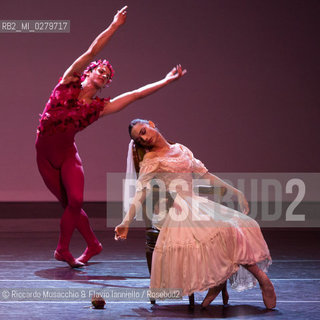 Roma, Auditorium Parco della Musica 28 07 2013.Tributo a Rudolf Nureyev Il mito e la passione .Gala Internazionale di danza..Nella foto: Lusymay Di Stefano e Claudio Coviello (Teatro alla Scala di Milano). ©Riccardo Musacchio & Flavio Ianniello/Rosebud2