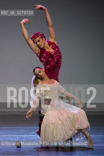 Roma, Auditorium Parco della Musica 28 07 2013.Tributo a Rudolf Nureyev Il mito e la passione .Gala Internazionale di danza..Nella foto: Lusymay Di Stefano e Claudio Coviello (Teatro alla Scala di Milano). ©Riccardo Musacchio & Flavio Ianniello/Rosebud2