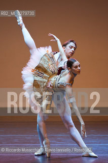 Roma, Auditorium Parco della Musica 28 07 2013.Tributo a Rudolf Nureyev Il mito e la passione .Gala Internazionale di danza..Nella foto: Maria Yakovleva e Denys Cherevychko (Opera di Vienna). ©Riccardo Musacchio & Flavio Ianniello/Rosebud2