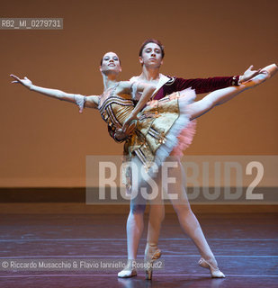 Roma, Auditorium Parco della Musica 28 07 2013.Tributo a Rudolf Nureyev Il mito e la passione .Gala Internazionale di danza..Nella foto: Maria Yakovleva e Denys Cherevychko (Opera di Vienna). ©Riccardo Musacchio & Flavio Ianniello/Rosebud2