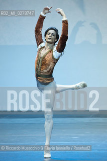 Roma, Auditorium Parco della Musica 28 07 2013.Tributo a Rudolf Nureyev Il mito e la passione .Gala Internazionale di danza..Nella foto: Giuseppe Picone étoile internazionale. ©Riccardo Musacchio & Flavio Ianniello/Rosebud2