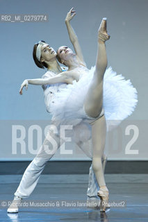 Roma, Auditorium Parco della Musica 28 07 2013.Tributo a Rudolf Nureyev Il mito e la passione .Gala Internazionale di danza..Nella foto: Evgenia Obratsova e Denis Rodkin (Teatro Bolshoi di Mosca). ©Riccardo Musacchio & Flavio Ianniello/Rosebud2