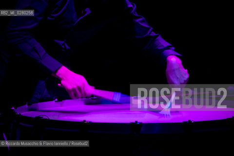 Roma, Auditorium Parco della Musica 20 06 2013.Chant de la Matiére.Performance per Feed-Drum, SkinAct e Multi-percussioni.Interprete Philippe Spiesser. ©Riccardo Musacchio & Flavio Ianniello/Rosebud2