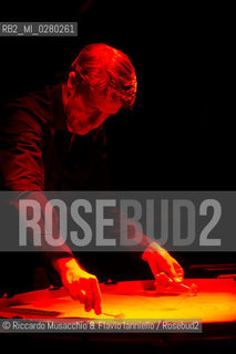 Roma, Auditorium Parco della Musica 20 06 2013.Chant de la Matiére.Performance per Feed-Drum, SkinAct e Multi-percussioni.Interprete Philippe Spiesser. ©Riccardo Musacchio & Flavio Ianniello/Rosebud2