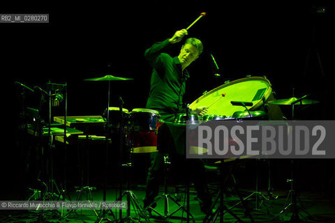 Roma, Auditorium Parco della Musica 20 06 2013.Chant de la Matiére.Performance per Feed-Drum, SkinAct e Multi-percussioni.Interprete Philippe Spiesser. ©Riccardo Musacchio & Flavio Ianniello/Rosebud2