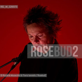 Roma, Auditorium Parco della Musica 14 03 2013.Libri come. Festa del Libro e della Lettura .Laurie Anderson Dirtday. ©Riccardo Musacchio & Flavio Ianniello/Rosebud2