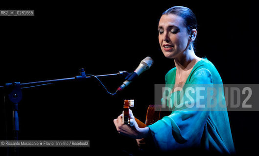 Rome, Auditorium  Music Park Sept 22 2013.Brazilian singer/composer Adriana Calcanhotto in concert. ©Riccardo Musacchio & Flavio Ianniello/Rosebud2