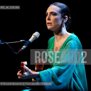 Rome, Auditorium  Music Park Sept 22 2013.Brazilian singer/composer Adriana Calcanhotto in concert. ©Riccardo Musacchio & Flavio Ianniello/Rosebud2