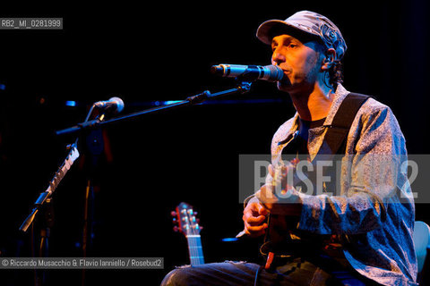 Rome, Auditorium  Music Park Sept 22 2013.Brazilian singer Zeca Bailero in concert with the guitarist Pedro Joia. ©Riccardo Musacchio & Flavio Ianniello/Rosebud2