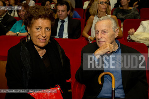 Roma, Auditorium parco della Musica 26 09 2013..Omaggio a Trovajoli .Orchestra e Coro dellAccademia Nazionale di Santa Cecilia.Franco Petracchi direttore.Enrico Pieranunzi pianoforte.Massimo Quarta violino. ©Riccardo Musacchio & Flavio Ianniello/Rosebud2
