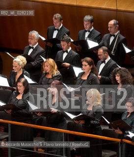 Roma, Auditorium parco della Musica 26 09 2013..Omaggio a Trovajoli .Orchestra e Coro dellAccademia Nazionale di Santa Cecilia.Franco Petracchi direttore.Enrico Pieranunzi pianoforte.Massimo Quarta violino. ©Riccardo Musacchio & Flavio Ianniello/Rosebud2