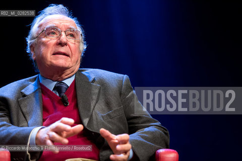 Roma, Auditorium Parco della Musica 14 03 2013.Libri Come. Festa del Libro e della lettura.A caccia del bosone di Higgs.Nella foto: Luciano Maiani. ©Riccardo Musacchio & Flavio Ianniello/Rosebud2