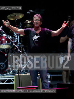 Roma, Auditorium Parco della Musica 25 07 2012. Luglio Suona Bene - Lou Reed in concerto.  ©Riccardo Musacchio & Flavio Ianniello/Rosebud2