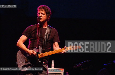 Roma, Auditorium Parco della Musica 25 07 2012. Luglio Suona Bene - Lou Reed in concerto.  ©Riccardo Musacchio & Flavio Ianniello/Rosebud2
