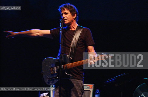 Roma, Auditorium Parco della Musica 25 07 2012. Luglio Suona Bene - Lou Reed in concerto.  ©Riccardo Musacchio & Flavio Ianniello/Rosebud2