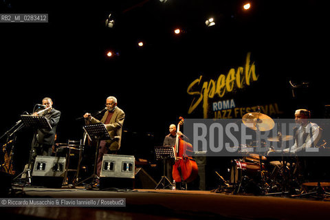 Rome, Auditorium Music park  Oct 28 2013.Roma Jazz Festival 2013 Speech .African-American writer of poetry, drama, fiction, essays, and music criticism Amiri Baraka in concert:  Word Music. ©Riccardo Musacchio & Flavio Ianniello/Rosebud2
