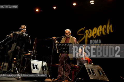 Rome, Auditorium Music park  Oct 28 2013.Roma Jazz Festival 2013 Speech .African-American writer of poetry, drama, fiction, essays, and music criticism Amiri Baraka in concert:  Word Music. ©Riccardo Musacchio & Flavio Ianniello/Rosebud2