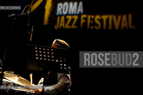 Rome, Auditorium Music park  Oct 28 2013.Roma Jazz Festival 2013 Speech .African-American writer of poetry, drama, fiction, essays, and music criticism Amiri Baraka in concert:  Word Music. ©Riccardo Musacchio & Flavio Ianniello/Rosebud2