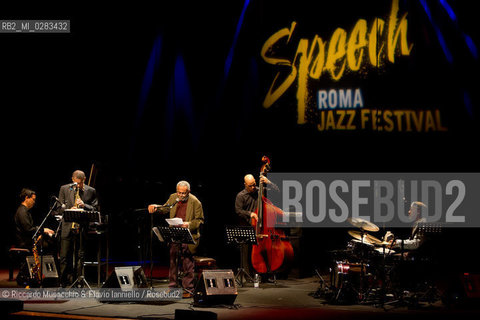 Rome, Auditorium Music park  Oct 28 2013.Roma Jazz Festival 2013 Speech .African-American writer of poetry, drama, fiction, essays, and music criticism Amiri Baraka in concert:  Word Music. ©Riccardo Musacchio & Flavio Ianniello/Rosebud2