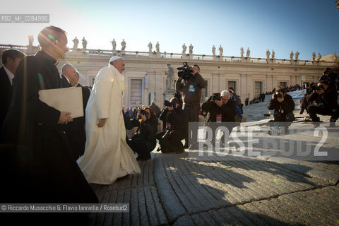 Città del Vaticano, Piazza San Pietro 11 12  2013.Udienza Generale Pontificia presieduta.da Sua Santità Papa Francesco. ©Riccardo Musacchio & Flavio Ianniello/Rosebud2
