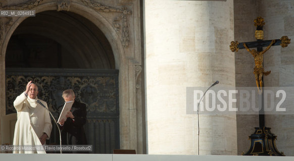 Città del Vaticano, Piazza San Pietro 11 12  2013.Udienza Generale Pontificia presieduta.da Sua Santità Papa Francesco. ©Riccardo Musacchio & Flavio Ianniello/Rosebud2