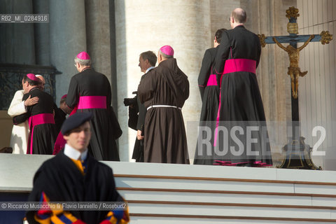 Città del Vaticano, Piazza San Pietro 11 12  2013.Udienza Generale Pontificia presieduta.da Sua Santità Papa Francesco. ©Riccardo Musacchio & Flavio Ianniello/Rosebud2