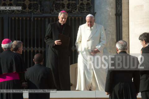 Città del Vaticano, Piazza San Pietro 11 12  2013.Udienza Generale Pontificia presieduta.da Sua Santità Papa Francesco. ©Riccardo Musacchio & Flavio Ianniello/Rosebud2