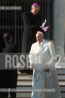 Città del Vaticano, Piazza San Pietro 11 12  2013.Udienza Generale Pontificia presieduta.da Sua Santità Papa Francesco. ©Riccardo Musacchio & Flavio Ianniello/Rosebud2