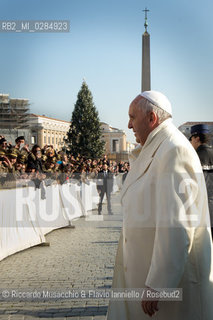 Città del Vaticano, Piazza San Pietro 11 12  2013.Udienza Generale Pontificia presieduta.da Sua Santità Papa Francesco. ©Riccardo Musacchio & Flavio Ianniello/Rosebud2