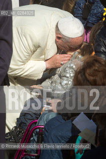 Città del Vaticano, Piazza San Pietro 11 12  2013.Udienza Generale Pontificia presieduta.da Sua Santità Papa Francesco. ©Riccardo Musacchio & Flavio Ianniello/Rosebud2