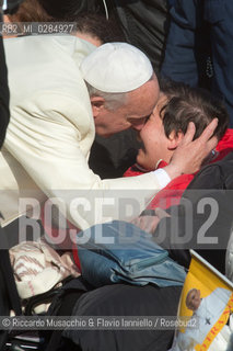 Città del Vaticano, Piazza San Pietro 11 12  2013.Udienza Generale Pontificia presieduta.da Sua Santità Papa Francesco. ©Riccardo Musacchio & Flavio Ianniello/Rosebud2