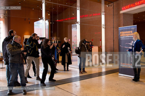 Roma, Auditorium Parco della Musica 09 01 2014.Conferenza stampa di presentazione di Eleonora Abbagnato e le stelle dellOperà di Parigi in scena il 26 Gennaio..Nella foto: Eleonora Abbagnato.  ©Riccardo Musacchio & Flavio Ianniello/Rosebud2